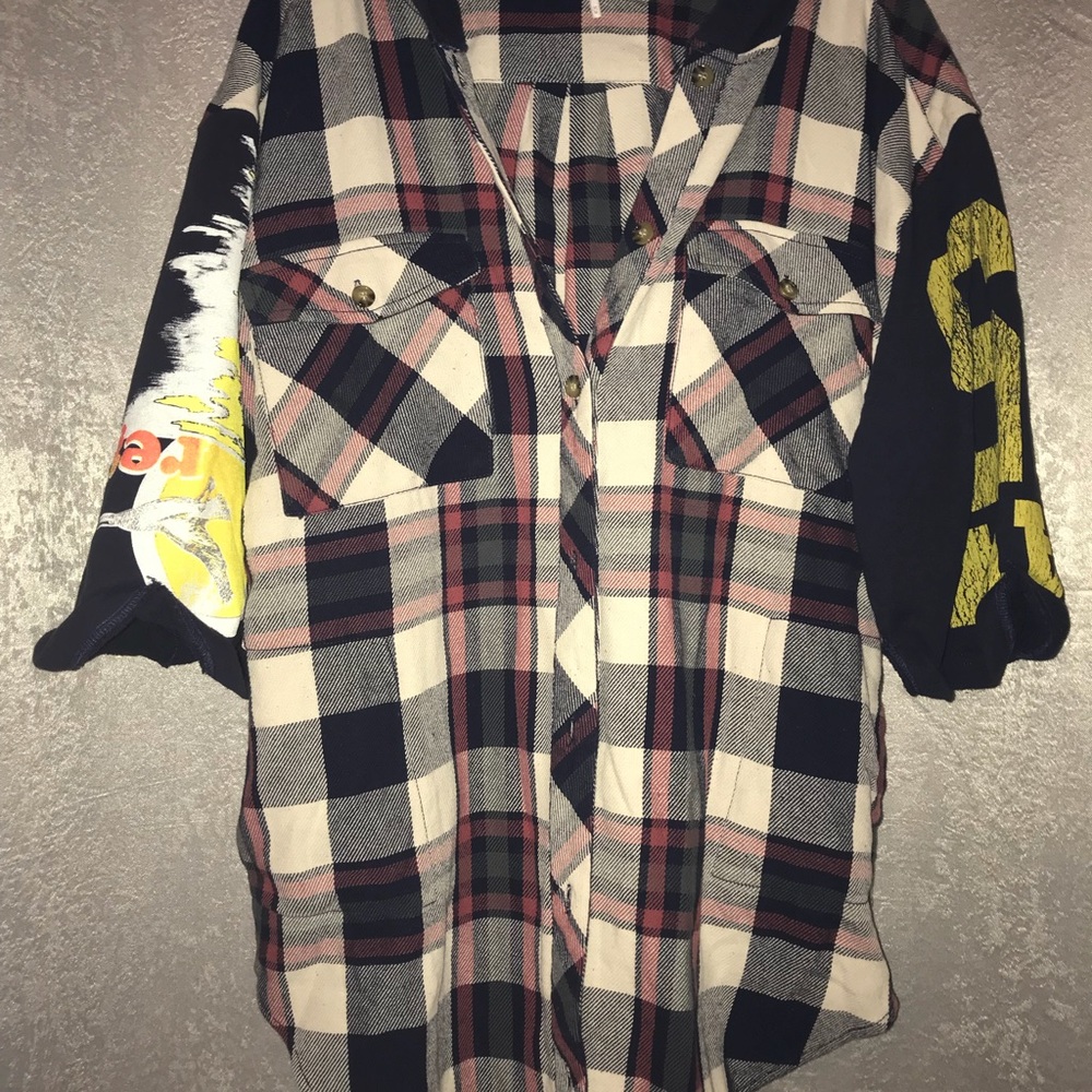 FREE PEOPLE flannel jacket